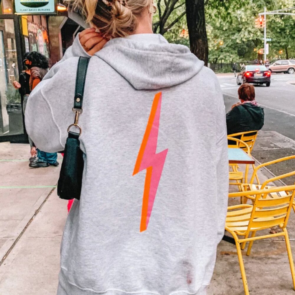 Starfit 3D Bolt Zip up sweatshirt gray